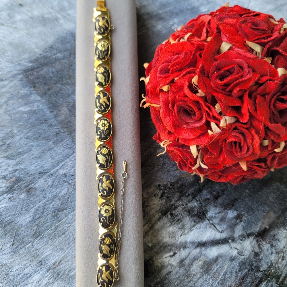 Damascene Bracelet and Pendant